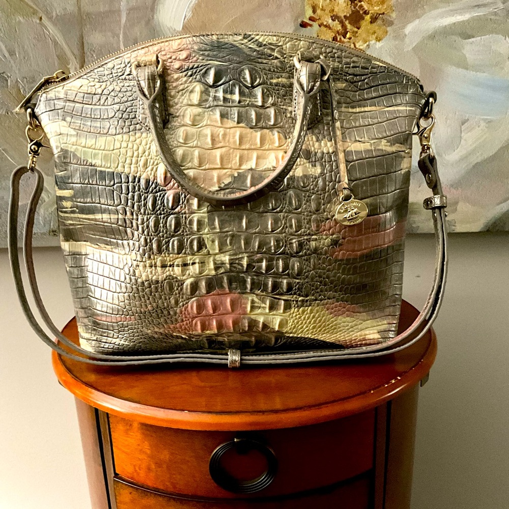 Brahmin Duxbury Camouflage Satchel